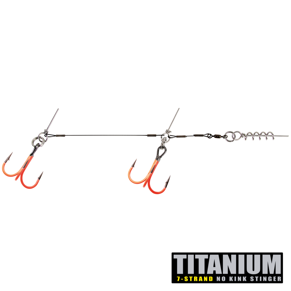 CWC Titanium UV Orange Stinger - 75lb Giant Tandem 3/0