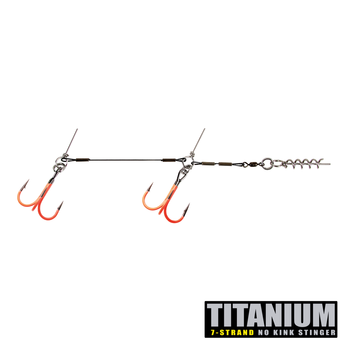 CWC Titanium UV Orange Stinger - 50lb Junior Tandem 1