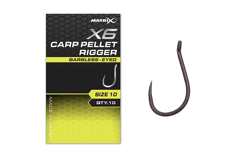 Matrix X6 - Carp Pellet Rigger Hooks