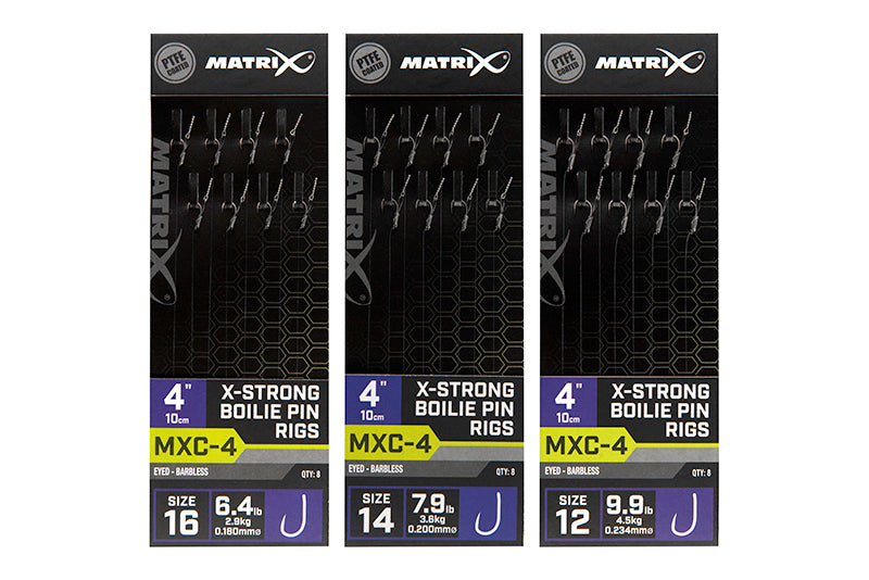 Matrix MXC-4 4” X-Strong Boilie Pin Rigs