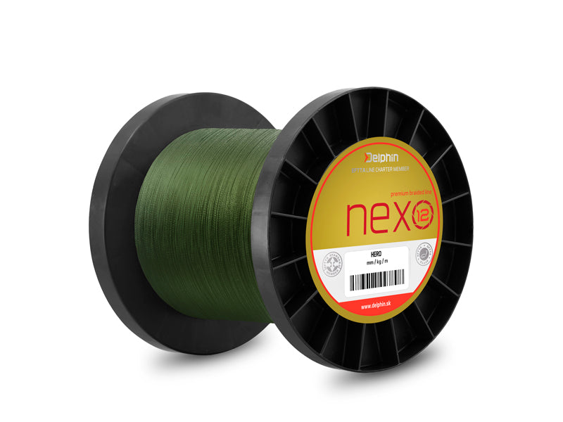 Delphin NEXO 12 verde 0,10mm 6,8kg 1300m