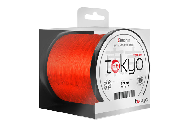 Monofilament Delphin TOKYO portocaliu 0,309mm 7,3kg 300m