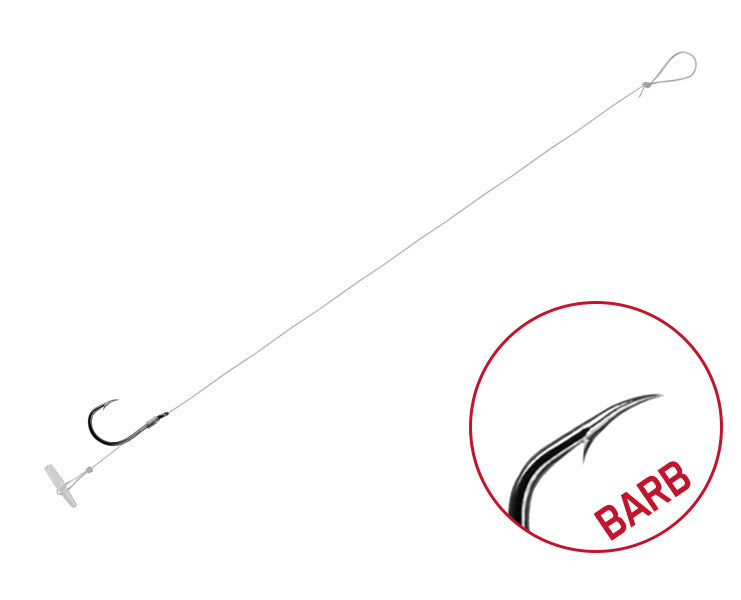 Montură Delphin FLR Quickstop / 6buc 8cm / 0,22mm / BARB #10
