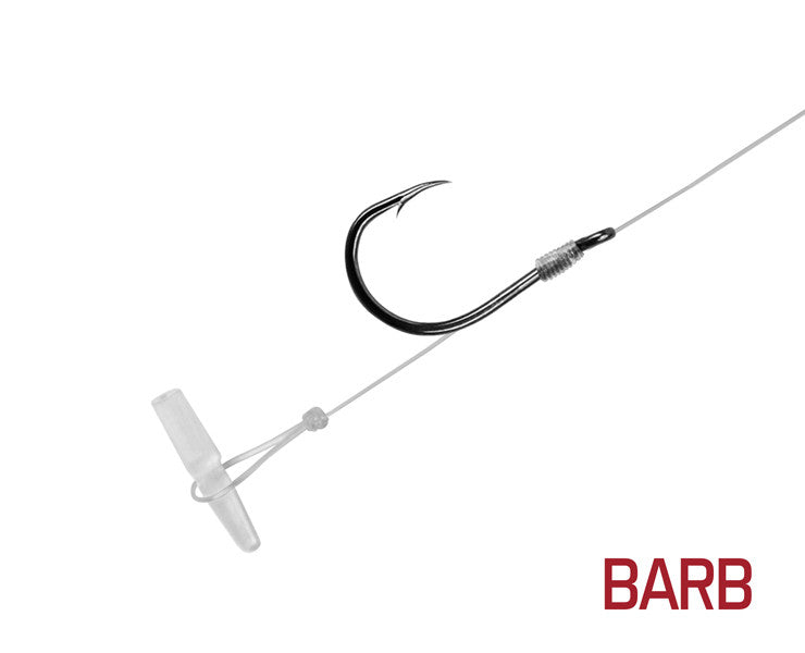Montură Delphin FLR Quickstop / 6buc 8cm / 0,22mm / BARB #10