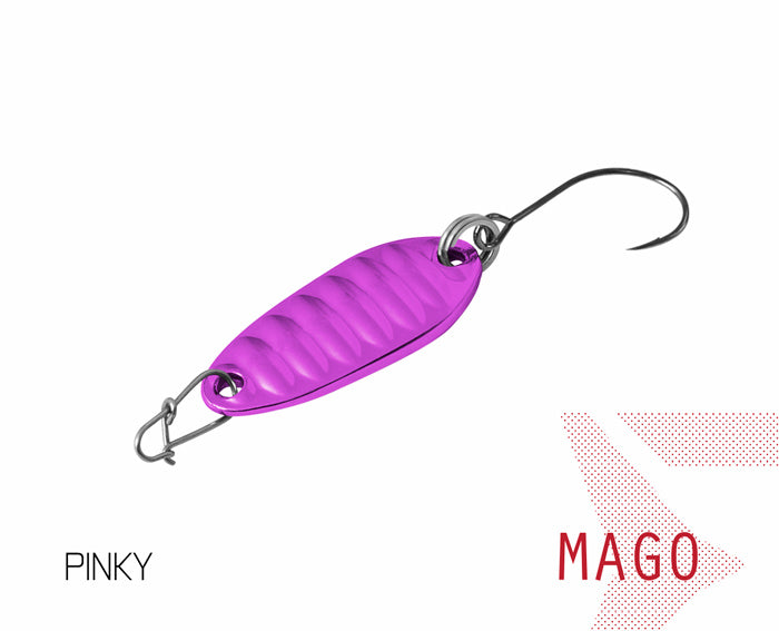 Lingurita oscilanta Delphin MAGO 2g AURO Hook #8 Snap 00