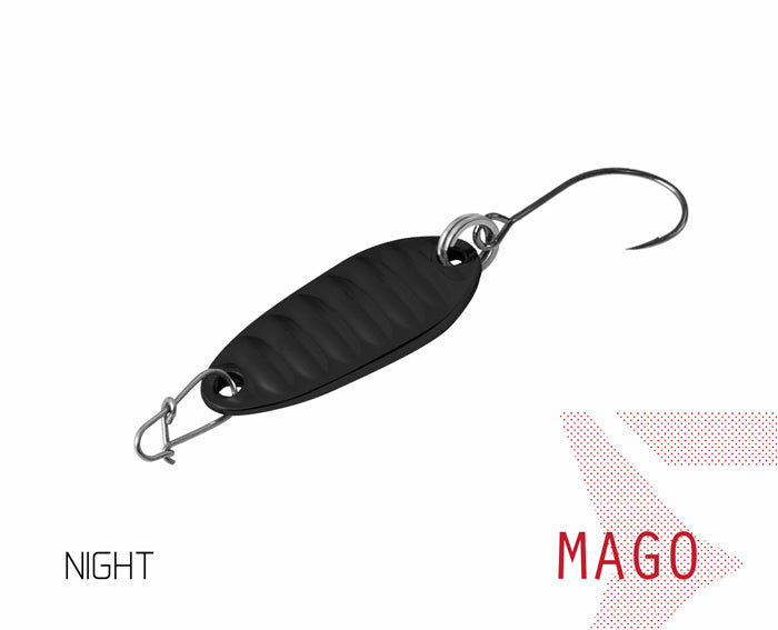 Lingurita oscilanta Delphin MAGO 2g SNOW Hook #8 Snap 00