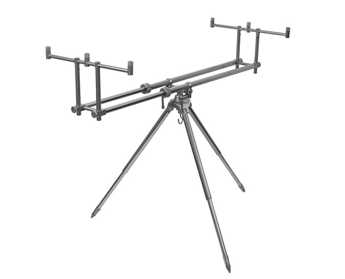 Tripod Delphin TPX3 Silver pentru 3 lansete