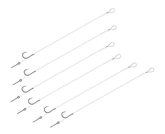 Montură Delphin FLR Sting / 6buc 8cm / 0,22mm / B-LESS #8 / Sting 7mm