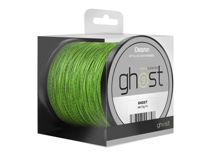 Delphin GHOST 8+1 / verde 0,18mm 9,1kg 600m