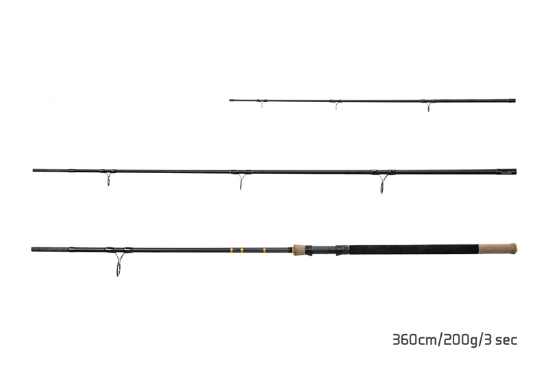 Delphin RIVER Trophy NXT + 4 vărfuri 400cm/200g/3 tronsoane