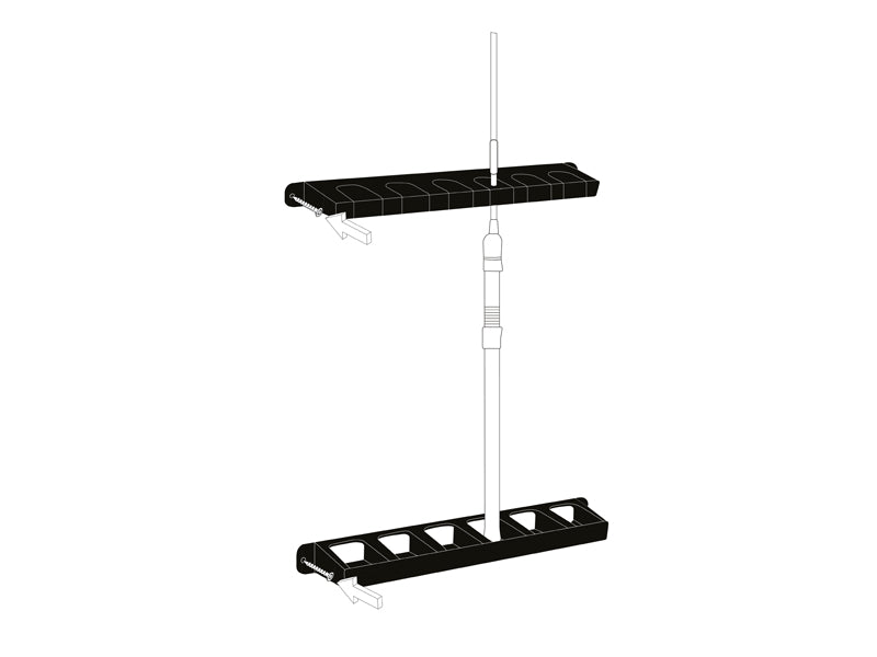 Suport pentru lansete Delphin WallHOLD 35x6.5x3cm