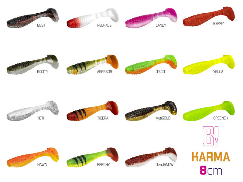 DuoPACK BOX Delphin KARMA UVs / 6x 5buc 8cm/BOOTY