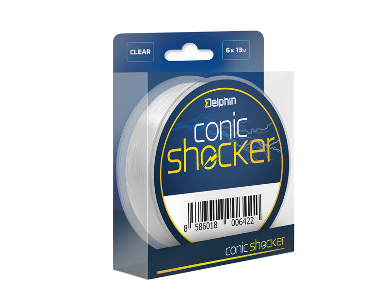 Fir conic pentru înaintaș Delphin Conic SHOCKER / 6x13m 0.30mm-0.60mm