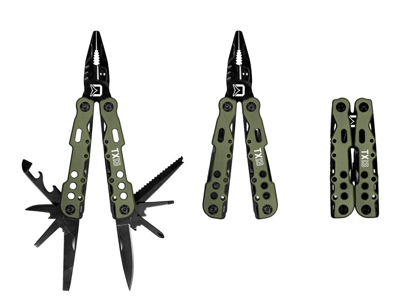 Clește multifuncțional Delphin TaktyX 13 16.5cm