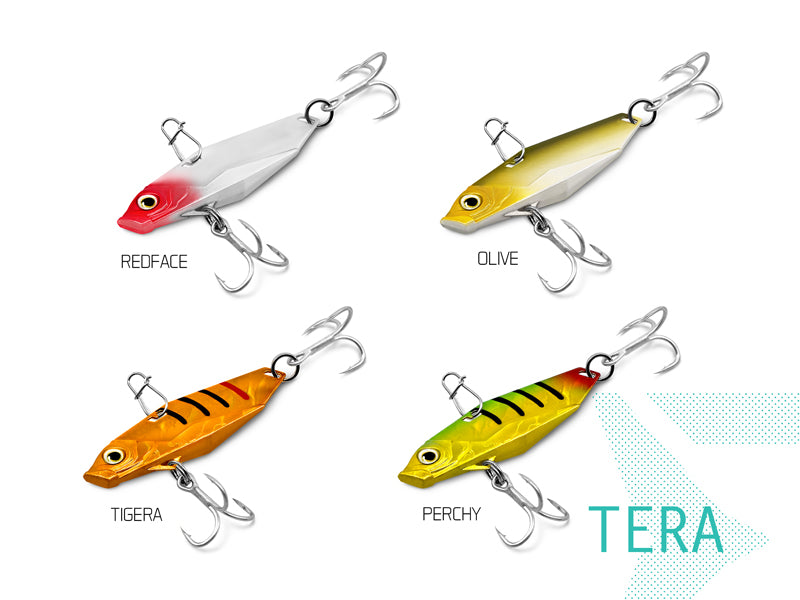 Lingura oscilantă Delphin TERA 12g REDFACE hook #8