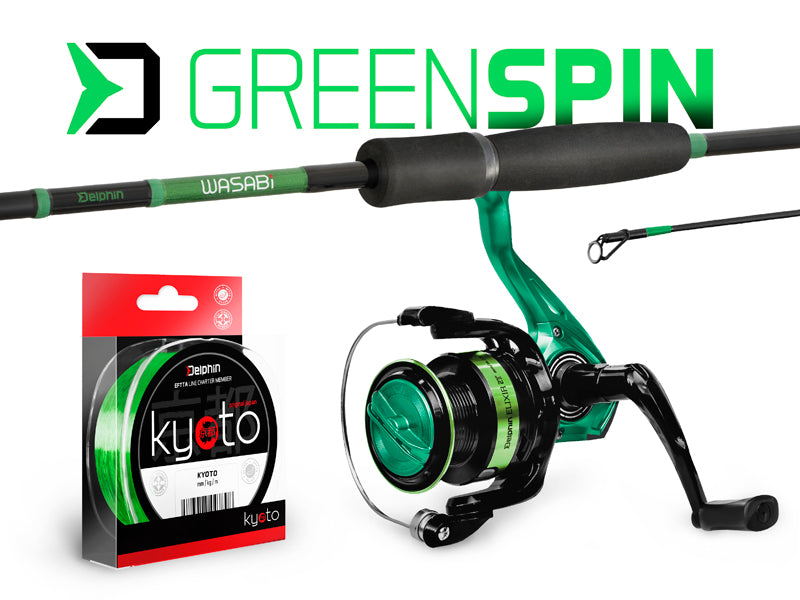 Combo spinning Delphin GreenSPIN 210cm/30g + 2T + 0,234mm