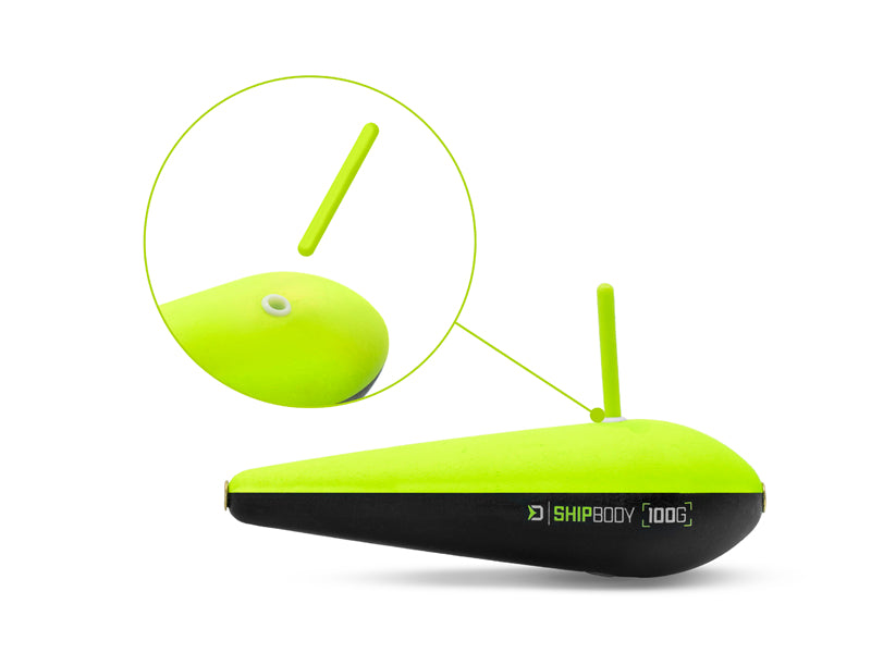 Plutitorul pentru pescuitul somnului Delphin CKG ShipBODY 200g