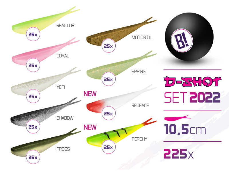 Set de momeli BOMB D-SHOT set 2022 10,5cm / 225buc 10,5cm
