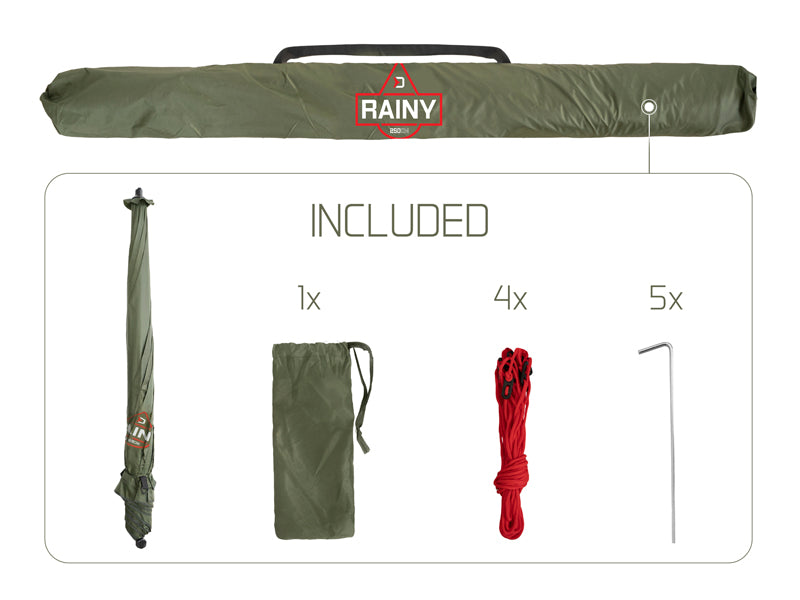 Umbrelă Delphin RAINY 250cm/verde