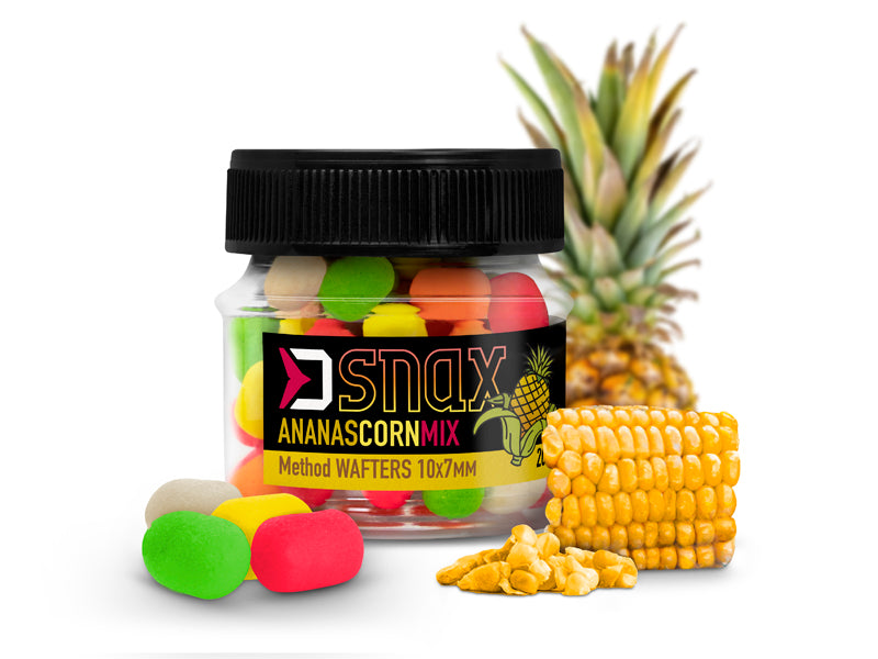 Momeală de cârlig MIX D SNAX WAFT 10x7mm/20g Porumb-Ananas