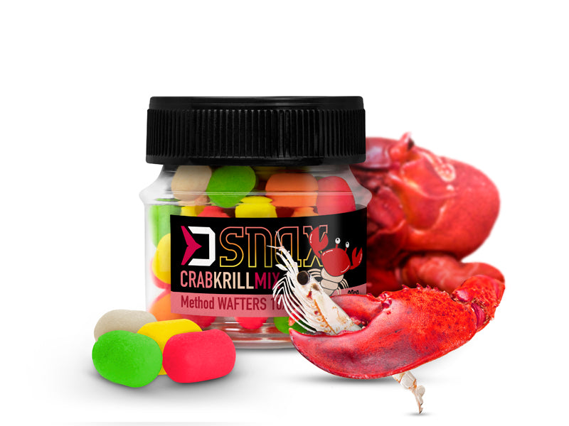 Momeală de cârlig MIX D SNAX WAFT 10x7mm/20g Crab-Krill
