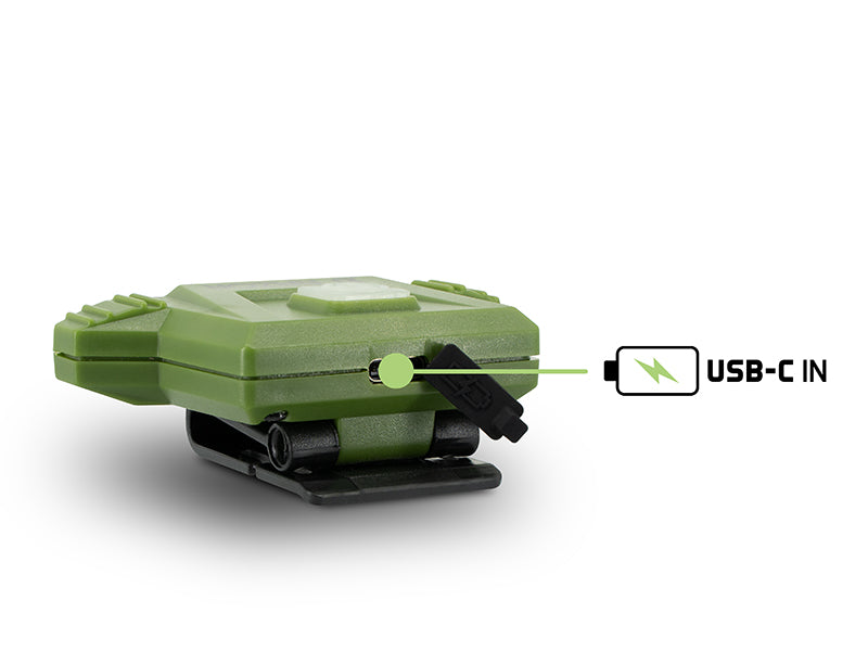 Lanternă Frontală Delphin RAZOR USB UC