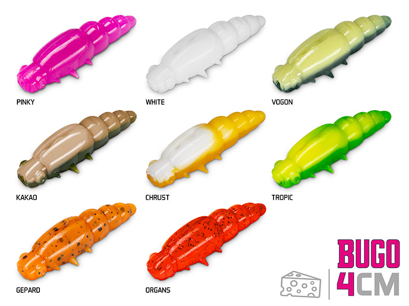 Larve artificiale Delphin BUGO Cheese / 15 buc 4cm / VOGON