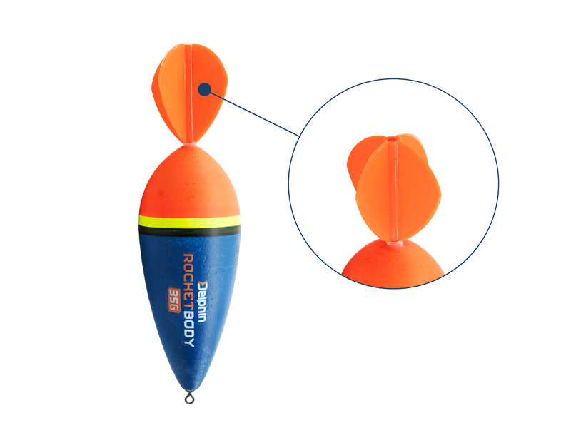 Plută pentru știucă Delphin RocketBODY 25g