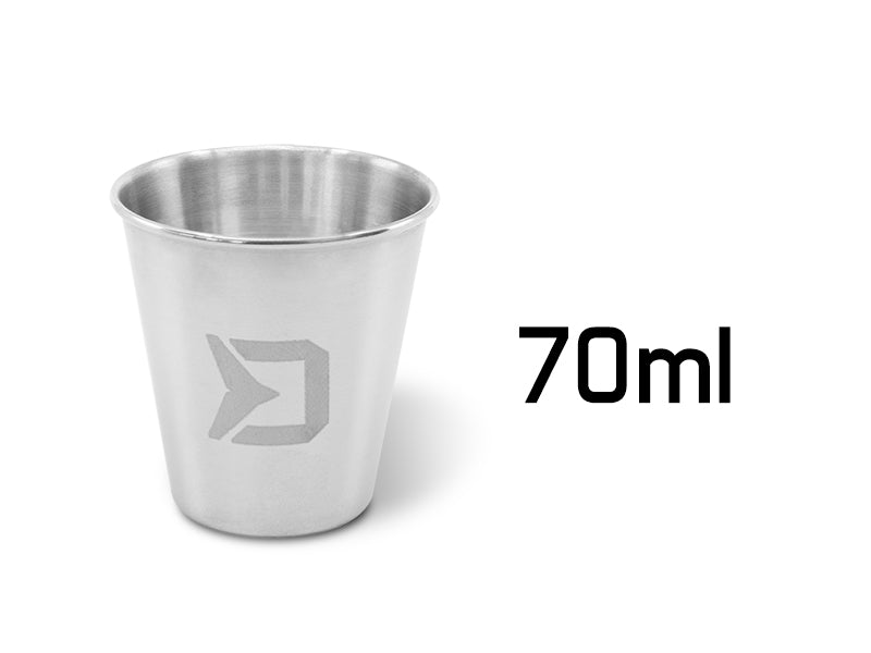 Set de shot-uri din oțel inoxidabil Delphin RESET XL 4v1