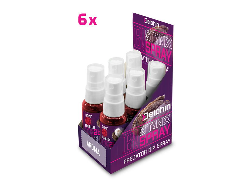 Spray atractant Delphin STINX SPRAY/30 ml Stridie/roșu