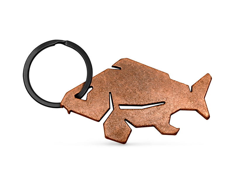 Breloc cu deschizător de sticle Delphin CARPENER bronz bronz