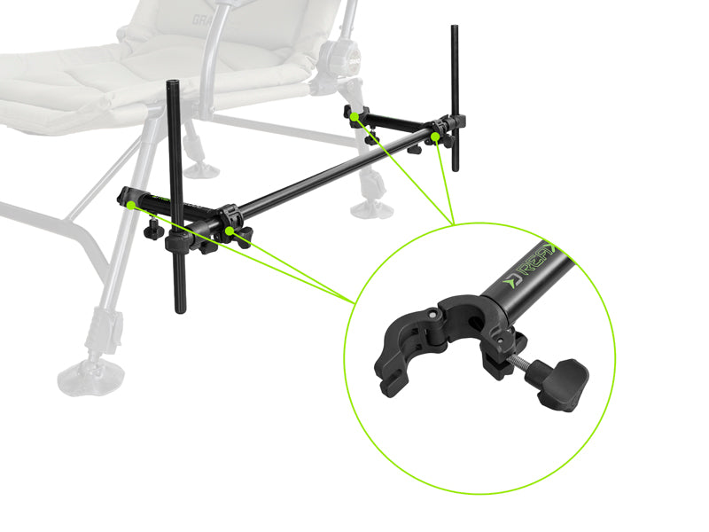 Suport pentru lansete Delphin REAXE UniFIX DUO