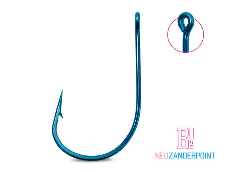 Cârlig Delphin B! NEO ZanderPoint BLU / 10buc 1