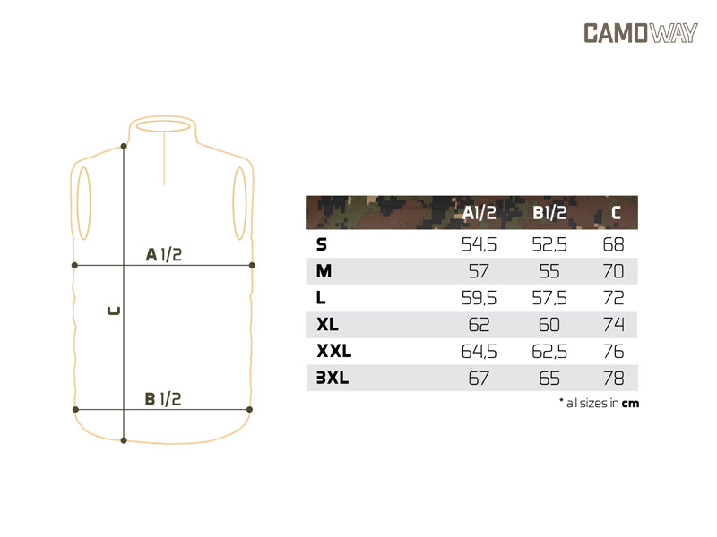 Vestă Delphin CamoWAY XL