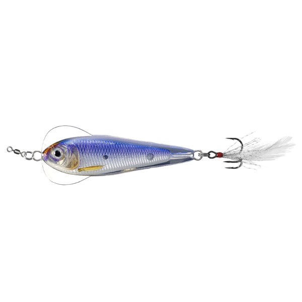 FLUTTER SHAD 7CM/28G SINKING SILVER/VIOLET