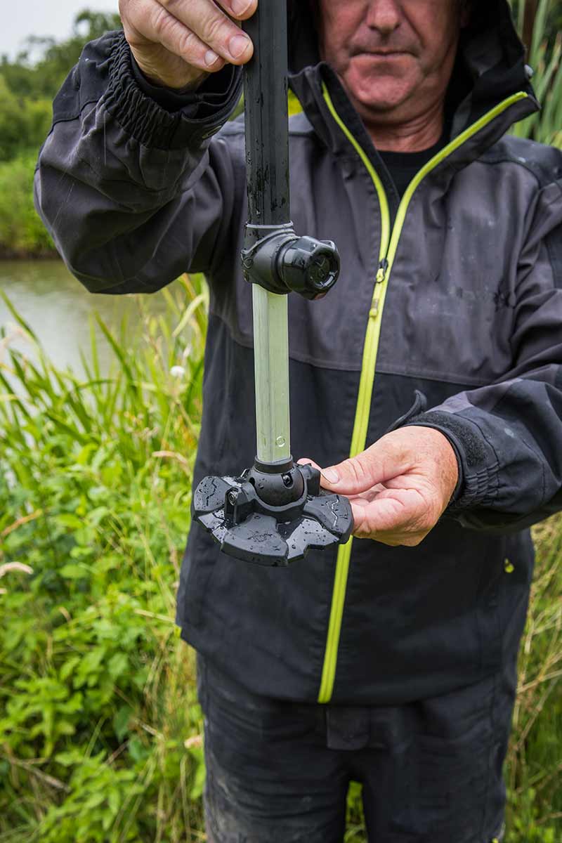 25mm Seatbox Leg 450mm - Black