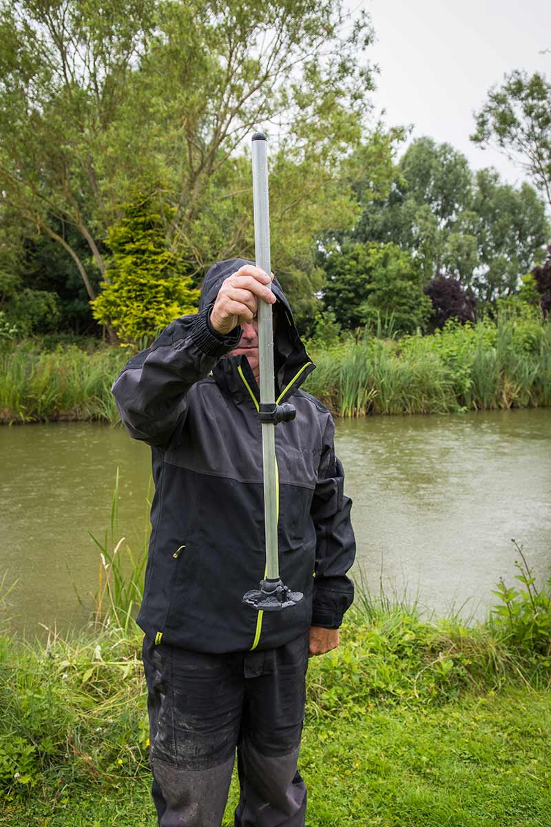 25mm Seatbox Leg 450mm - Silver