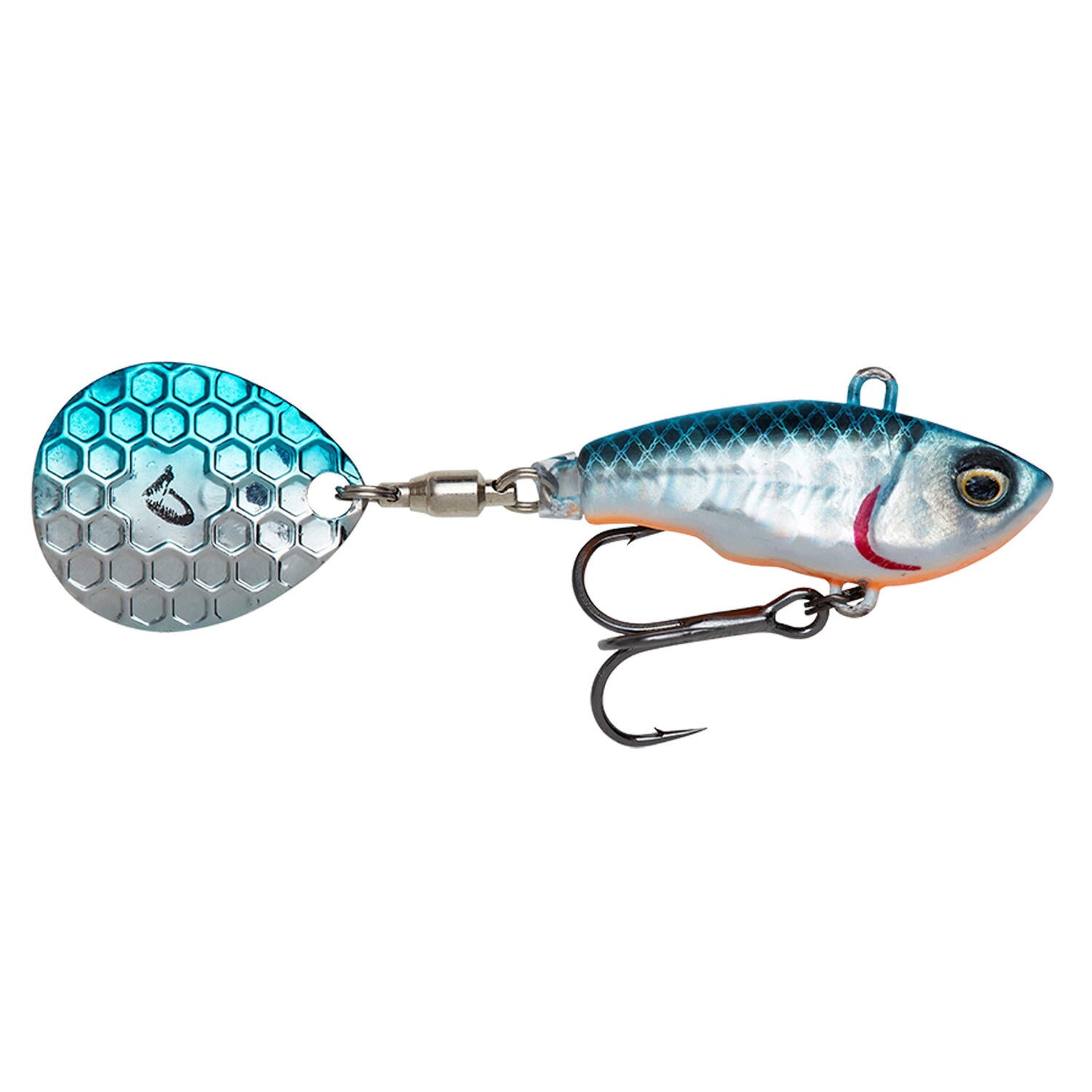 VOBLER FAT TAIL NL 6,5CM/12,5G SINKING BLUE SILVER