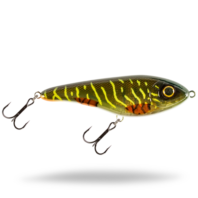 Buster Jerk Shallow - Green Motoroil Pike UV