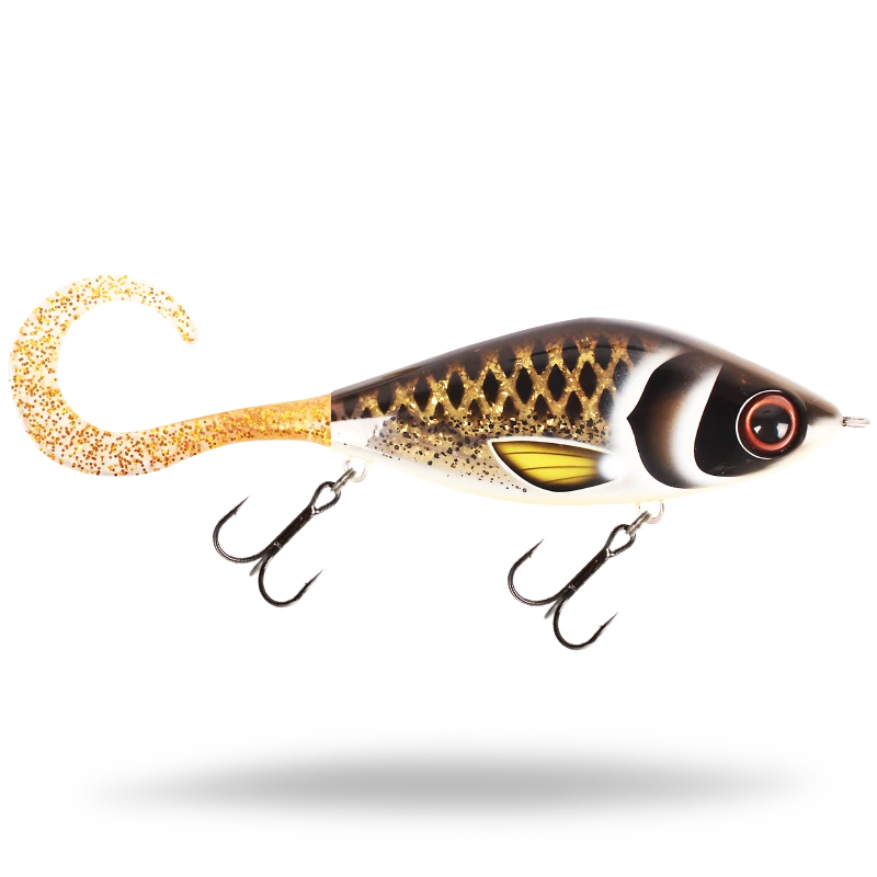 Strike Pro Guppie Jr Shallow - Spotted Bullhead / Gold Glitter