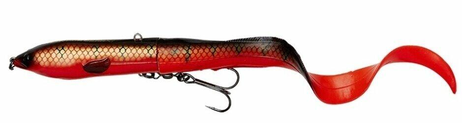 NALUCA 3D HARD EEL 2+1 17CM/50G RED.N BLACK