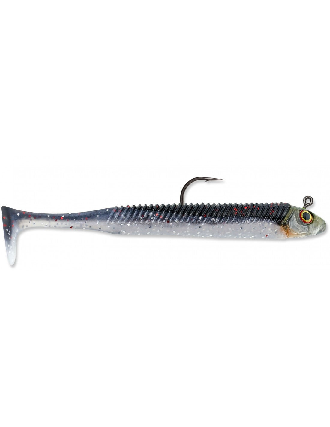 360GT SEARCHBAIT MINNOW WEEDLESS JIG BLACK BACK