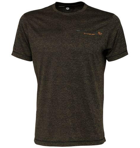 TRICOU FIGHTER STRETCH BURNT OLIVE MELANGE MAR.S