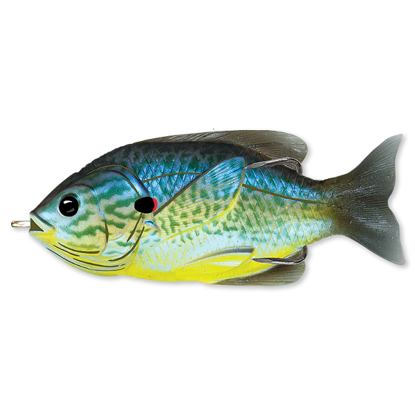 HOLLOW BODY SUNFISH WALKING BAIT 9CM/18G FLOATING BLUE/YELLOW PUMP