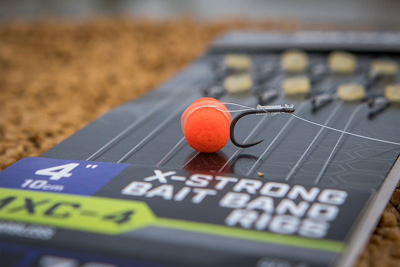 Matrix MXC-4 X-Strong Bait Band Rigs 10cm/4ins