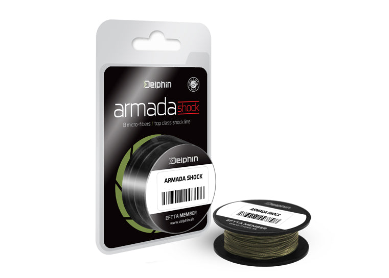 Delphin ARMADA SHOCK verde 0,18mm 40lbs 40m