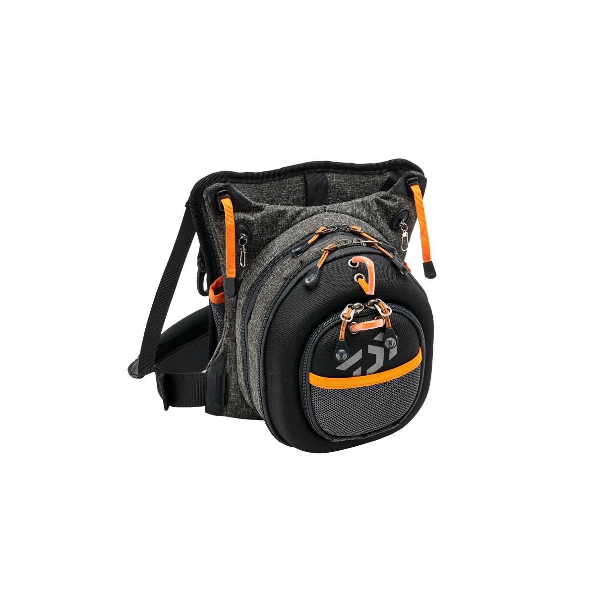 GEANTA CHEST PACK NOIR ORANGE