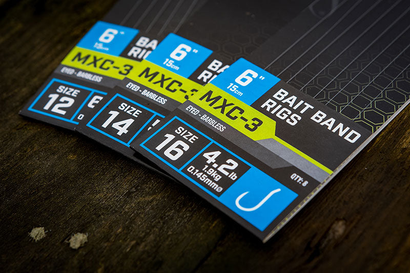 Matrix MXC-3 Bait Band Rigs 15cm/6ins