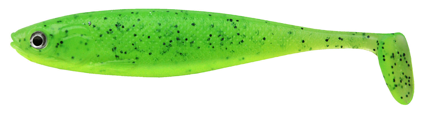 SHAD ACTION FIN 10CM/SUNNY GREEN/7G/2BUC/PL