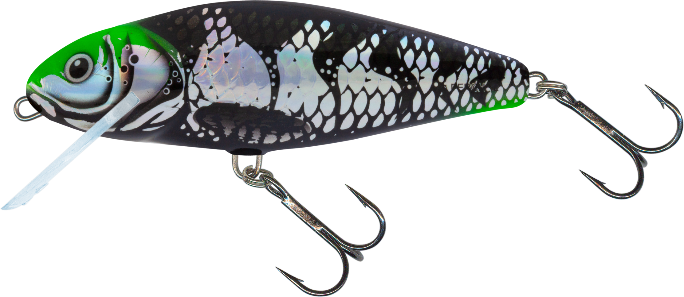 Perch Floating 12cm Holo Dark green Head